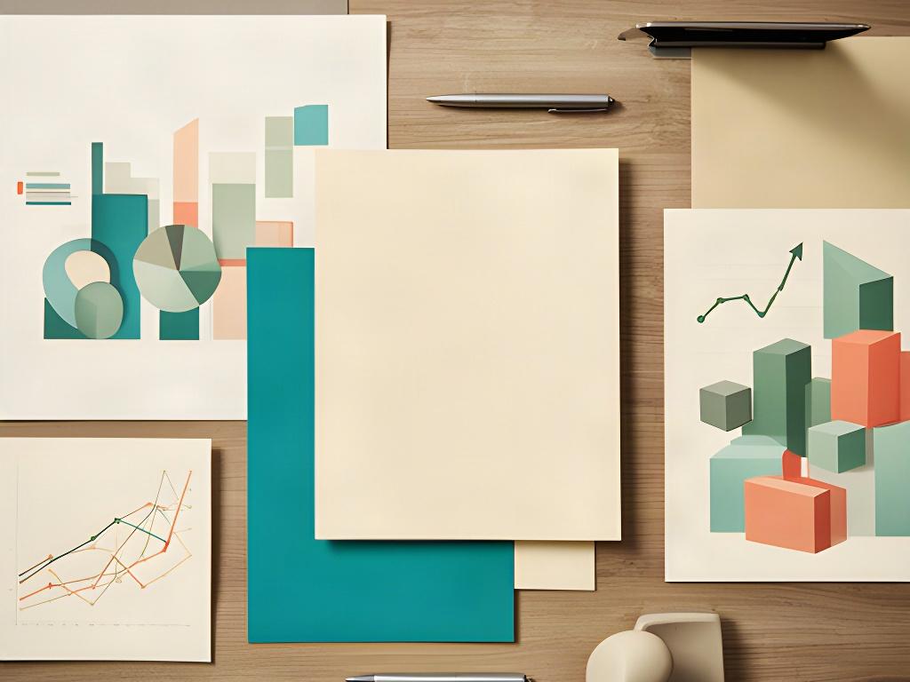 Documentos de inversión con gráficos de renta fija y renta variable sobre una mesa de trabajo