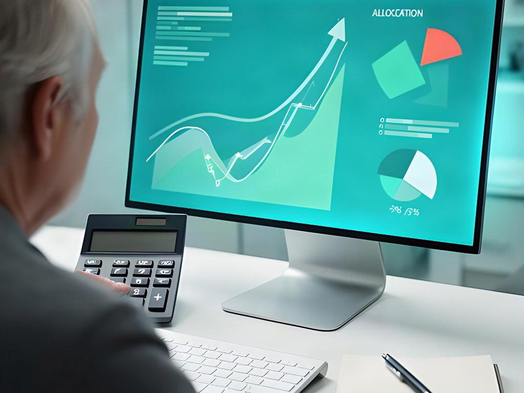 Pantalla con simulación de capital y rentas futuras para un plan de jubilación